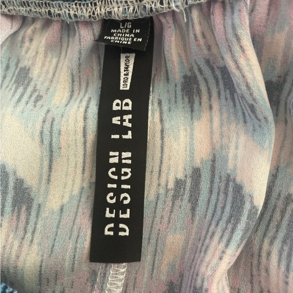 Design Lab Lord & Taylor Pastel Abstract Romper - Picture 3 of 4